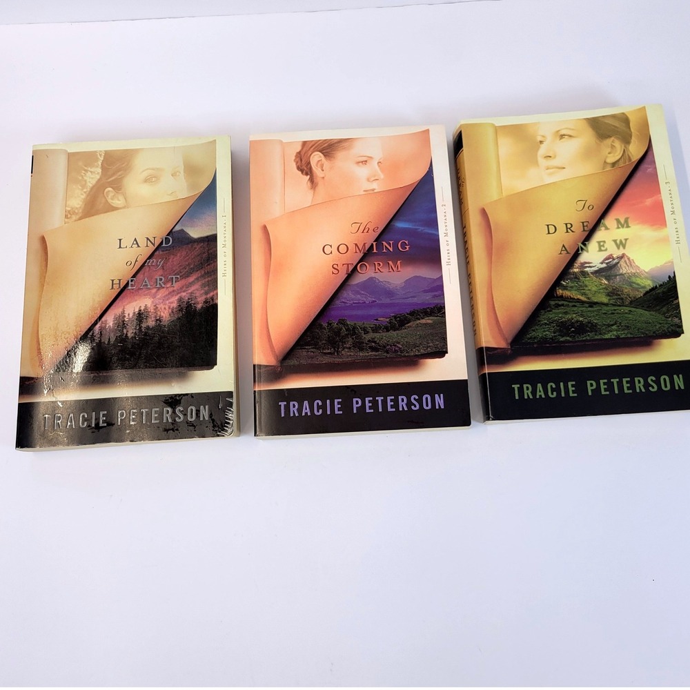 Tracie Peterson Heirs of Montana Book Set 1-3 Historical Fiction